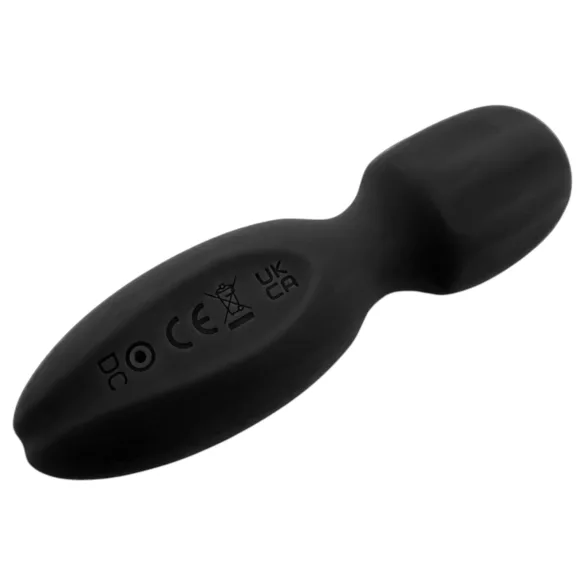 Pixey 2GO - oppladbar mini massasjestav vibrator (svart)