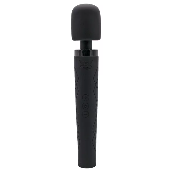 Pixey Deluxe Black Velvet - wandvibrator L (svart)