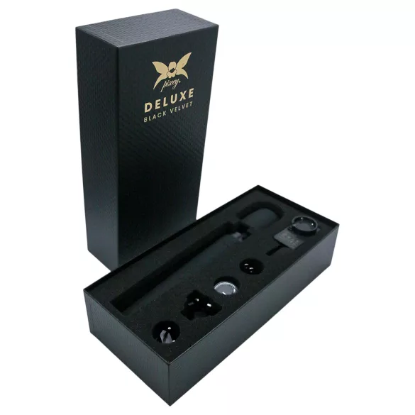 Pixey Deluxe Black Velvet - wandvibrator L (svart)
