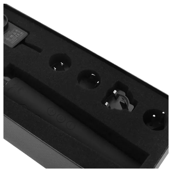 Pixey Deluxe Black Velvet - wandvibrator L (svart)