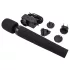 Pixey Deluxe Black Velvet - wandvibrator L (svart)