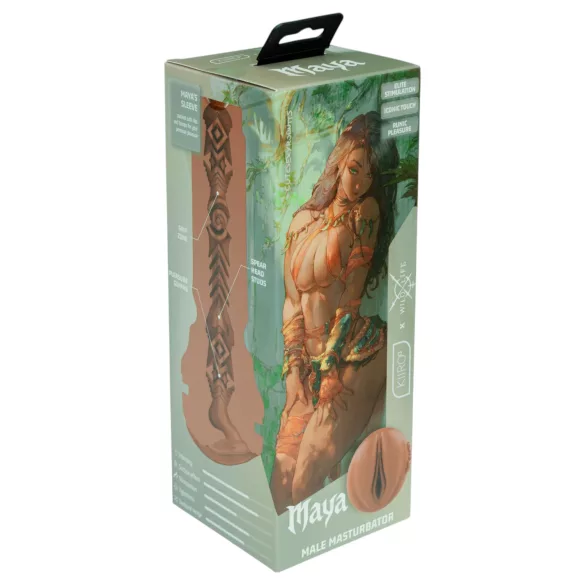 Kiiroo FeelMaya - realistisk kunstig vagina-masturbator (hudfarget)