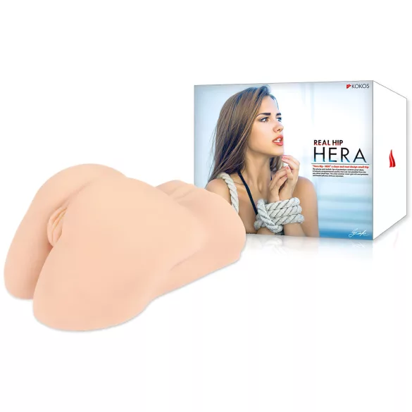 Kokos Hera - naturtro, realistisk vagina- og rumpe-torso