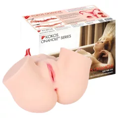 Kokos Onahole - realistisk torso-masturbator (naturell)