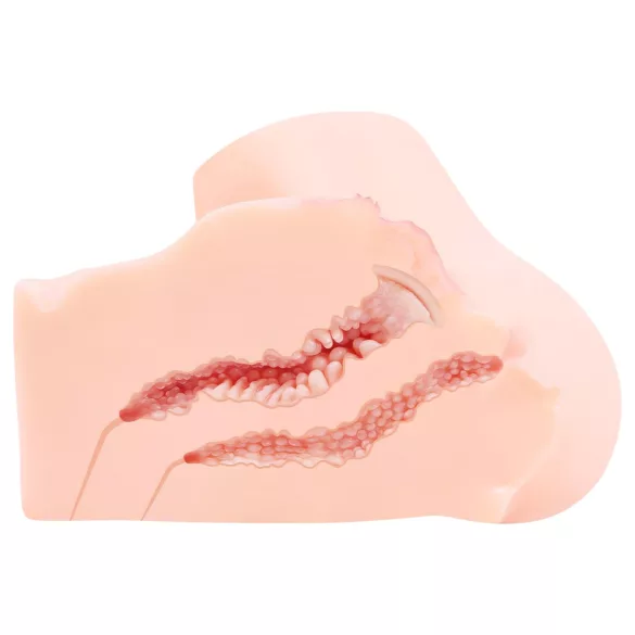 Kokos Onahole - realistisk torso-masturbator (naturfarget)