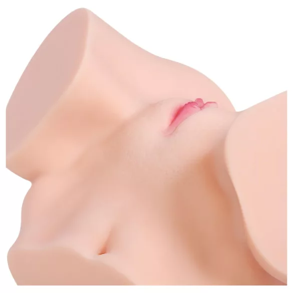 Kokos Onahole - realistisk torso-masturbator (naturfarget)