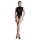 Allure Femme Fatale - gjennomsiktig innsats body (svart)