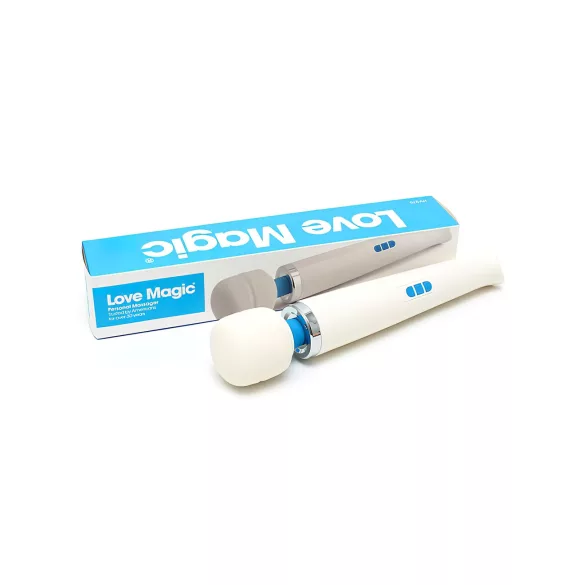 Love Magic Wand - Oppladbar Massasjevibrator (Hvit)