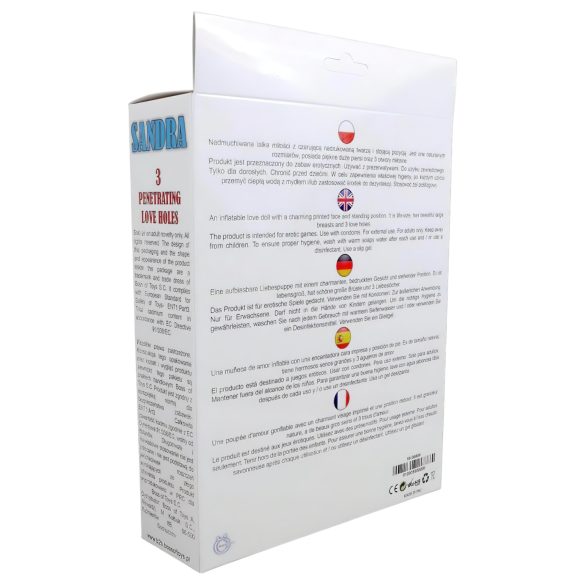 Sandra - oppblåsbar kjærlighetsdukke (165 cm)