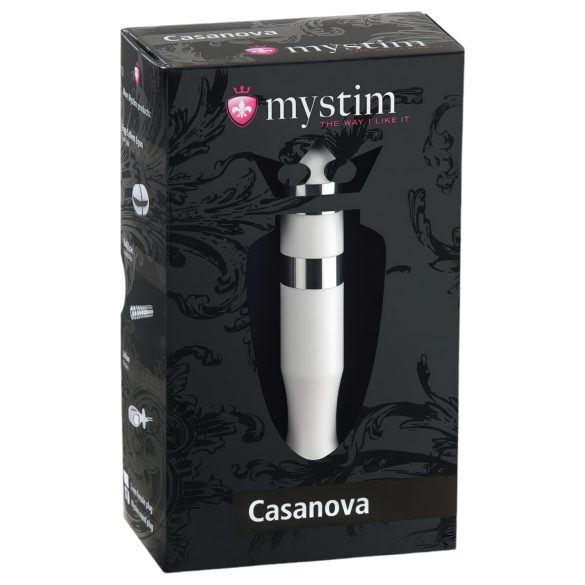 mystim Casanova - elektrostav dildo (hvit)
