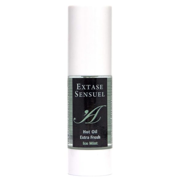 Extase Sensuell - kjølende og varmende massasjeolje - mint (30 ml)