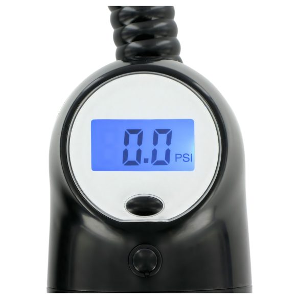 XLSUCKER - digital kraft- og penisvibrator (gjennomsiktig)