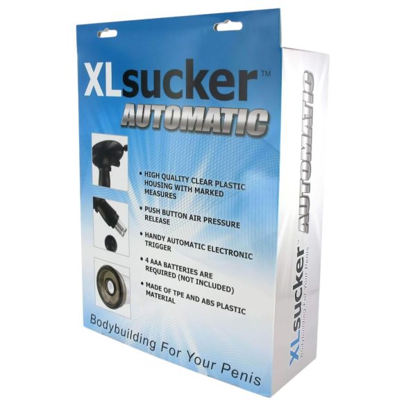 XLSUCKER - Automatisk potens- og penispumpe (gjennomsiktig)