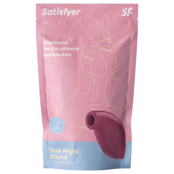 Satisfyer One Night Stand - luftbølgestimulator for klitoris (rød)