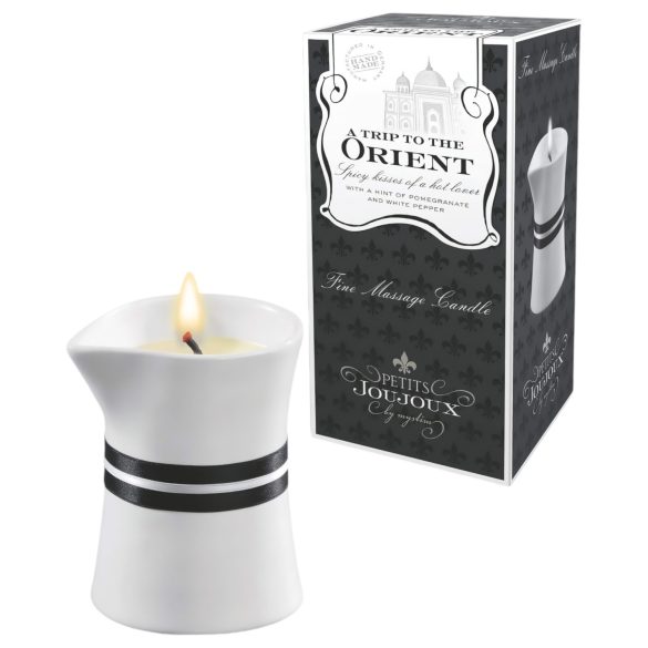 Petits Joujoux Orient massasjelys 120ml - granateple og hvit pepper