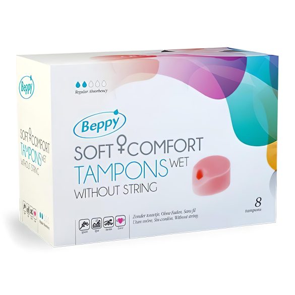Beppy - våte tamponger (8 stk)