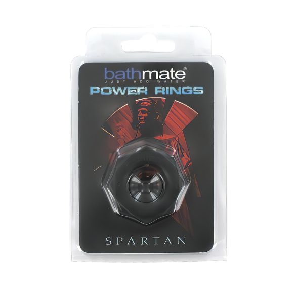 BathMate - Spartan silikon penisring (svart)