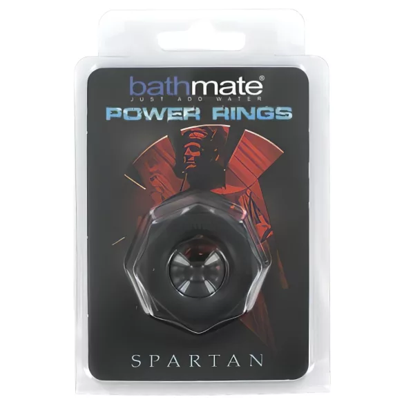 BathMate - Spartan silikon penisring (svart)