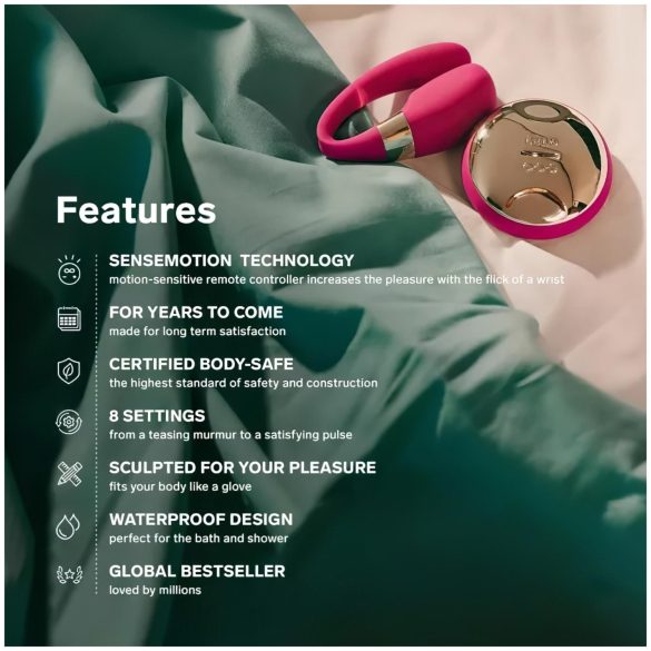 LELO Tiani 3 - silikon parvibrator (rosa)