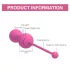 Magic Motion Kegel Master - App-styrt vibrerende knipekule (rosa)