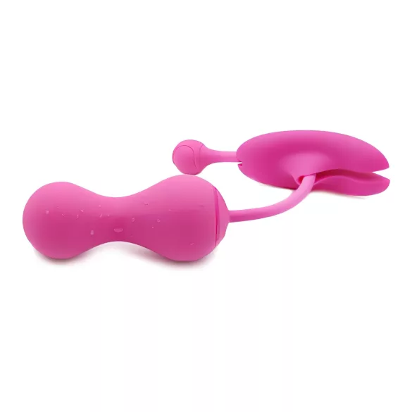 Magic Motion Kegel Master - App-styrt vibrerende knipekule (rosa)