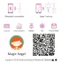Magic Motion Kegel Master - App-styrt vibrerende knipekule (rosa)