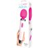 Bodywand Aqua - vanntett massasjestav (hvit/rosa)