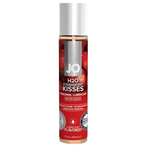 JO H2O Jordbærkyss - vannbasert glidemiddel (30 ml)
