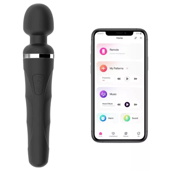 Lovense Domi 2 - App-styrt massasjonsvibrator (svart)