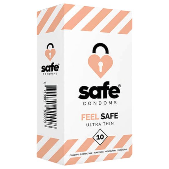 SAFE Føl Trygg - tynne kondomer (10 stk)