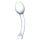 GLAS - Dobbel analdildo i glass (gjennomsiktig)