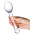 GLAS - Dobbel analdildo i glass (gjennomsiktig)