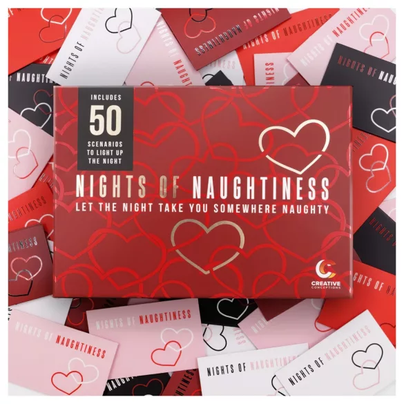 Fifty Nights: Lekende lyst - erotisk brettspill (engelsk)