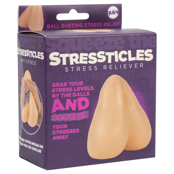 Stressticles - Stressballer - Testikler (naturlig)