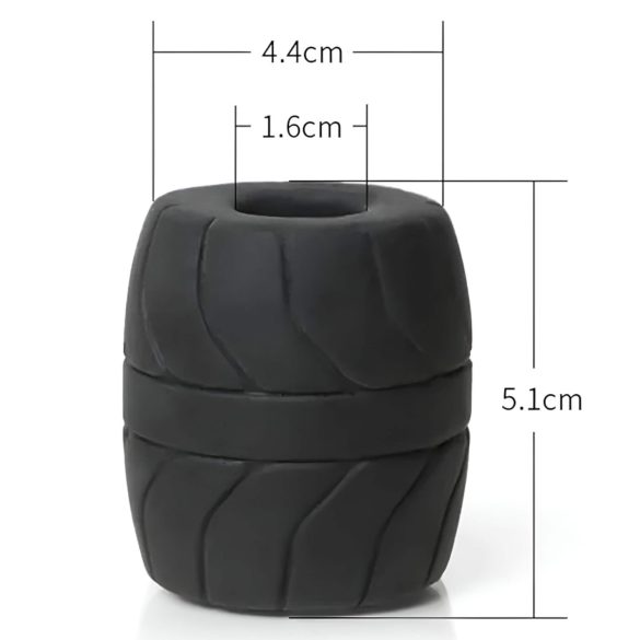 SilaSkin Ball Strekker og Ring (hvit)