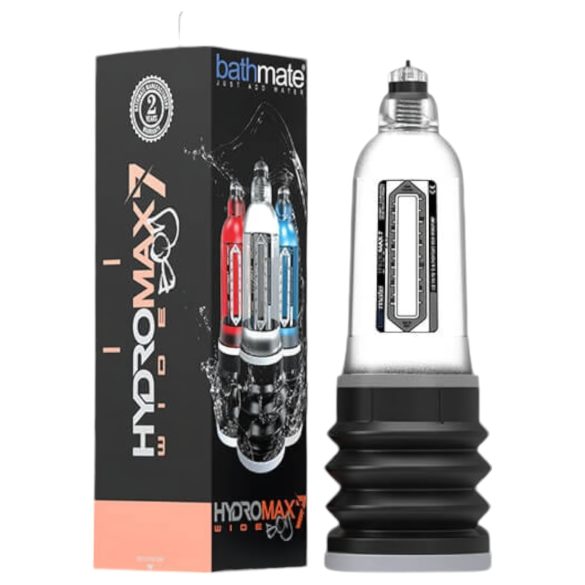 Bathmate Hydromax 7 Wide - gjennomsiktig vannpumpe