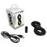 Bathmate Vibe Ring Eight - oppladbar vibrerende penisring (svart)