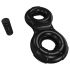 Bathmate Vibe Ring Eight - oppladbar vibrerende penisring (svart)