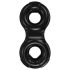 Bathmate Vibe Ring Eight - oppladbar vibrerende penisring (svart)