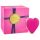 RS Icons Heart - Oppladbar Klitorisvibrator (rosa)