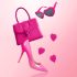 RS Icons Heart - Oppladbar Klitorisvibrator (rosa)