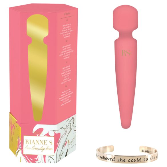 Rianne Bella Wand - vanntett massasjevibrator (korall)