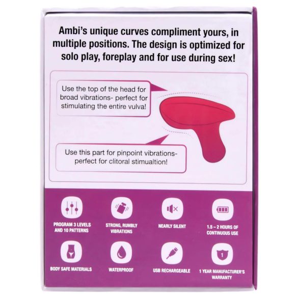 LOVENSE Ambi - smart, dobbelmotor klitorisvibrator (rosa)