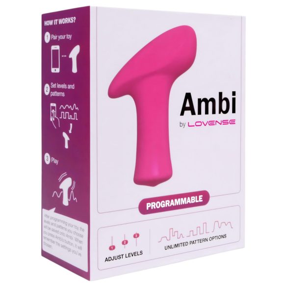 LOVENSE Ambi - smart, dobbelmotor klitorisvibrator (rosa)