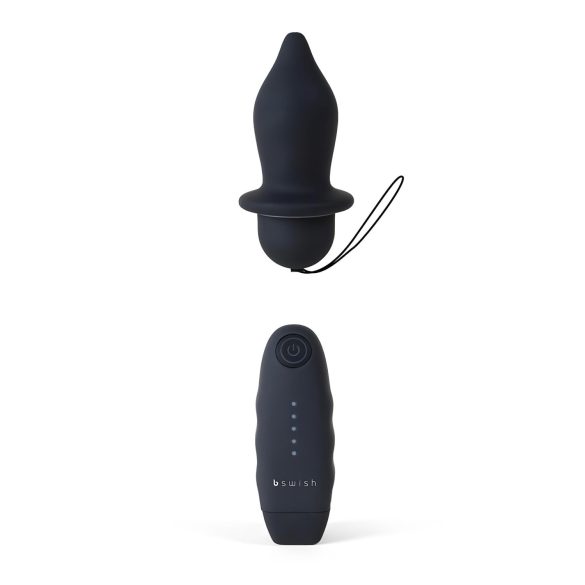 B SWISH Bfilled Classic - trådløs anal vibrator (svart)
