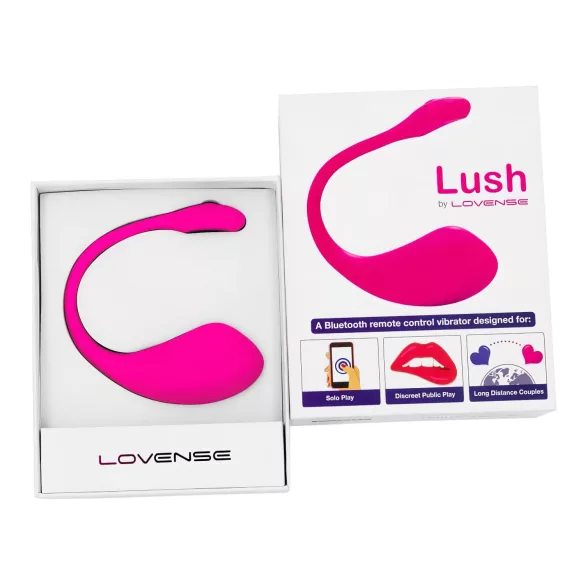 Lovense Lush 2 - bærbart appstyrt vibrerende egg (rosa)