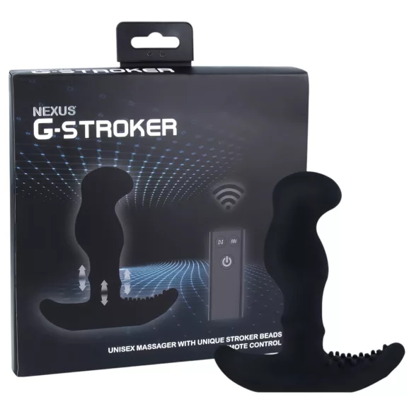 Nexus G-stroker - fjernstyrt prostata vibrator (svart)