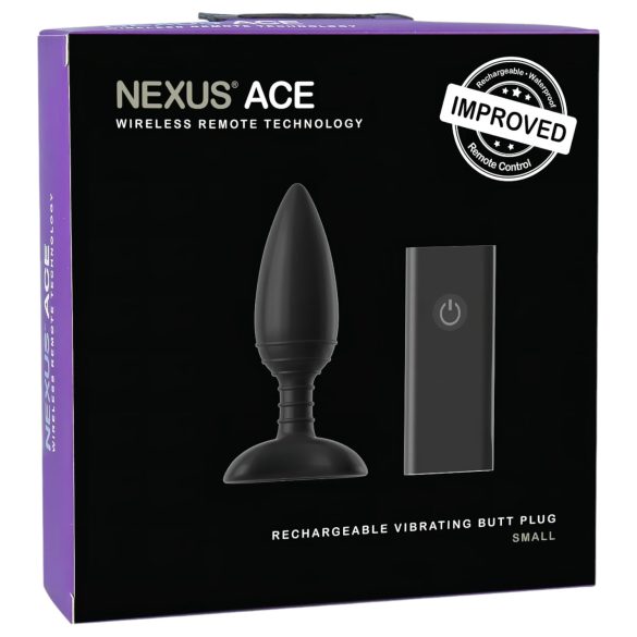 Nexus Ace - Fjernstyrt, oppladbar analvibrator (liten)