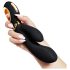 Nomi Tang - oppladbar G-punktvibrator med klitorisarm (svart)