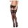 Obsessive 810-STO-1 - brede blonde strømper - svart